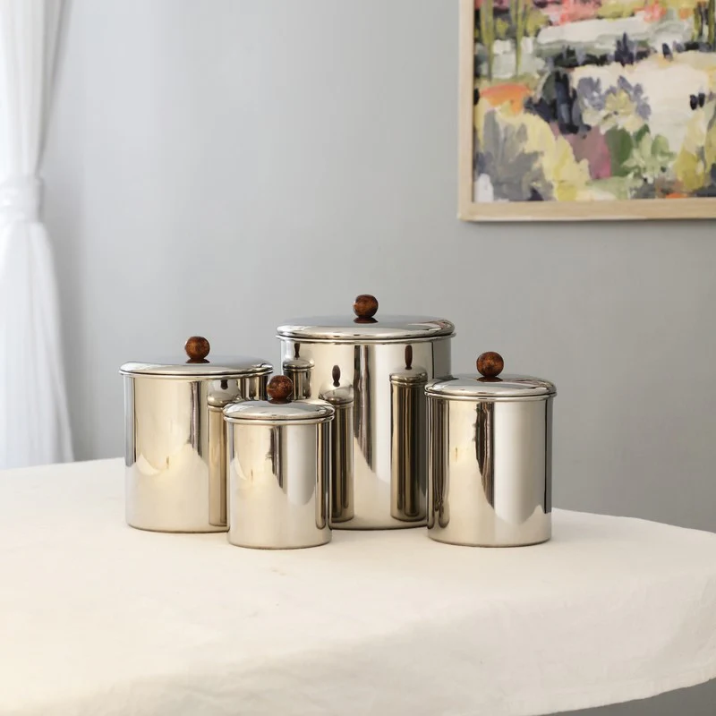 Savory Safe Container (Silver) - Set of Four